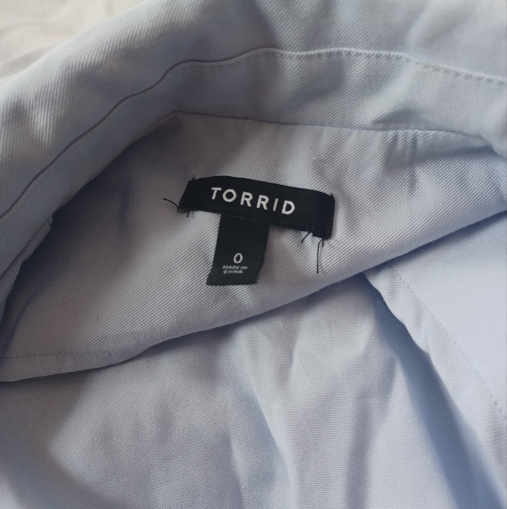 Torrid Twill Drape Front Jacket - image 7